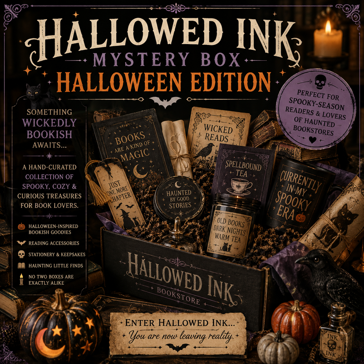Hallowed Ink Mystery Box- Halloween Edition
